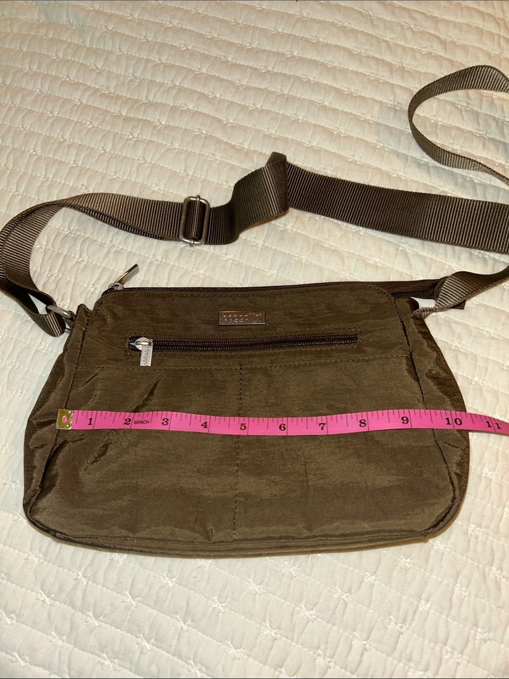 Baggallini Brown Crossbody Bag with Adjustable Strap